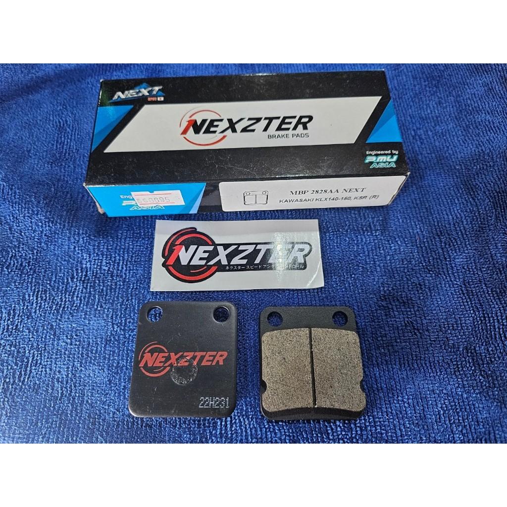 18. ผ้าเบรคหลัง NEXZTER 2828AA สำหรับรถรุ่น KLX 140,150, KSR