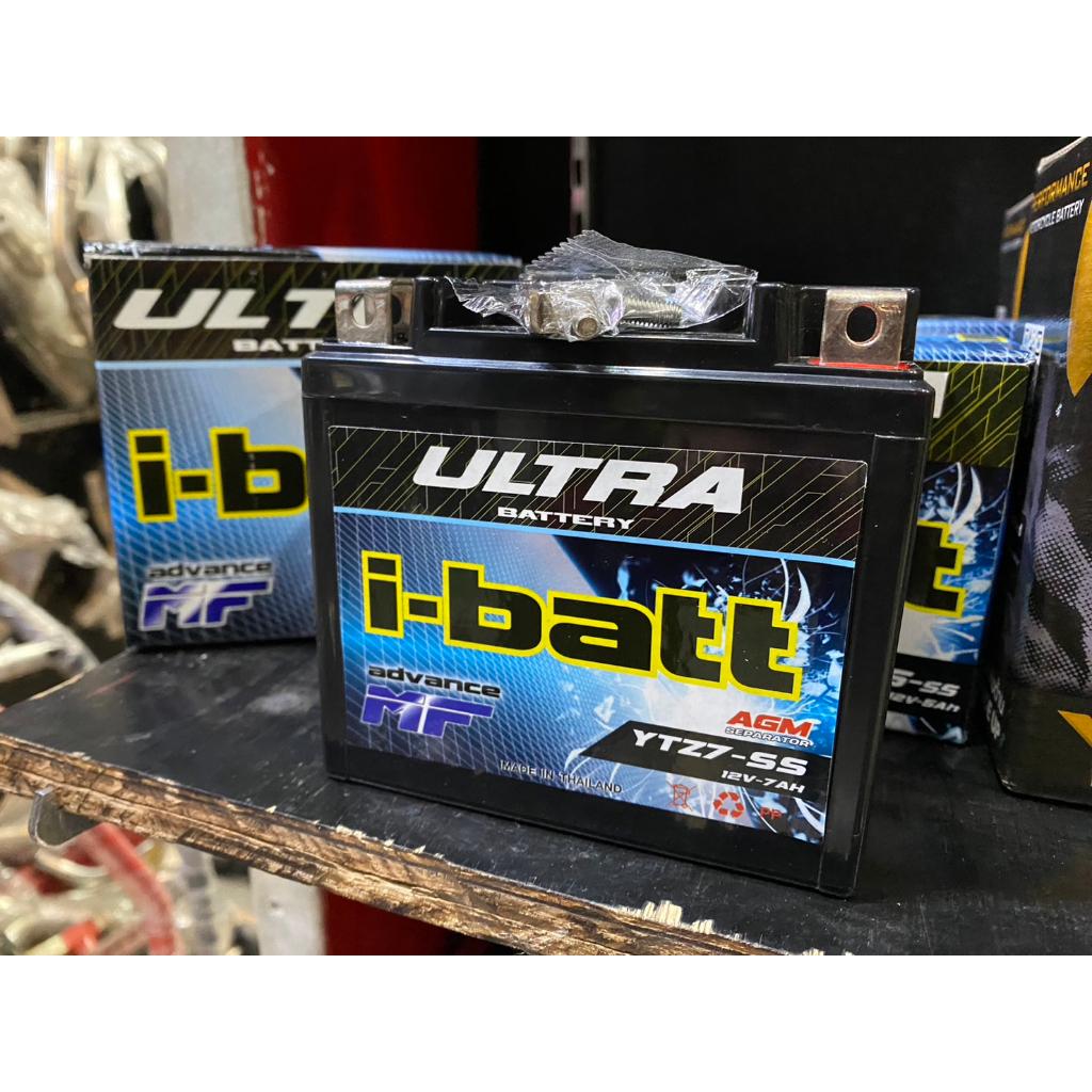 แบตเตอร์รี่ YTZ7-ss i-batt ขนาด 7 แอมป์(เตี้ย) แบตแห้ง สำหรับรถมอไซค์ รุ่น HONDA - CBR150 , PCX  AEROX รับประกัน1ปี