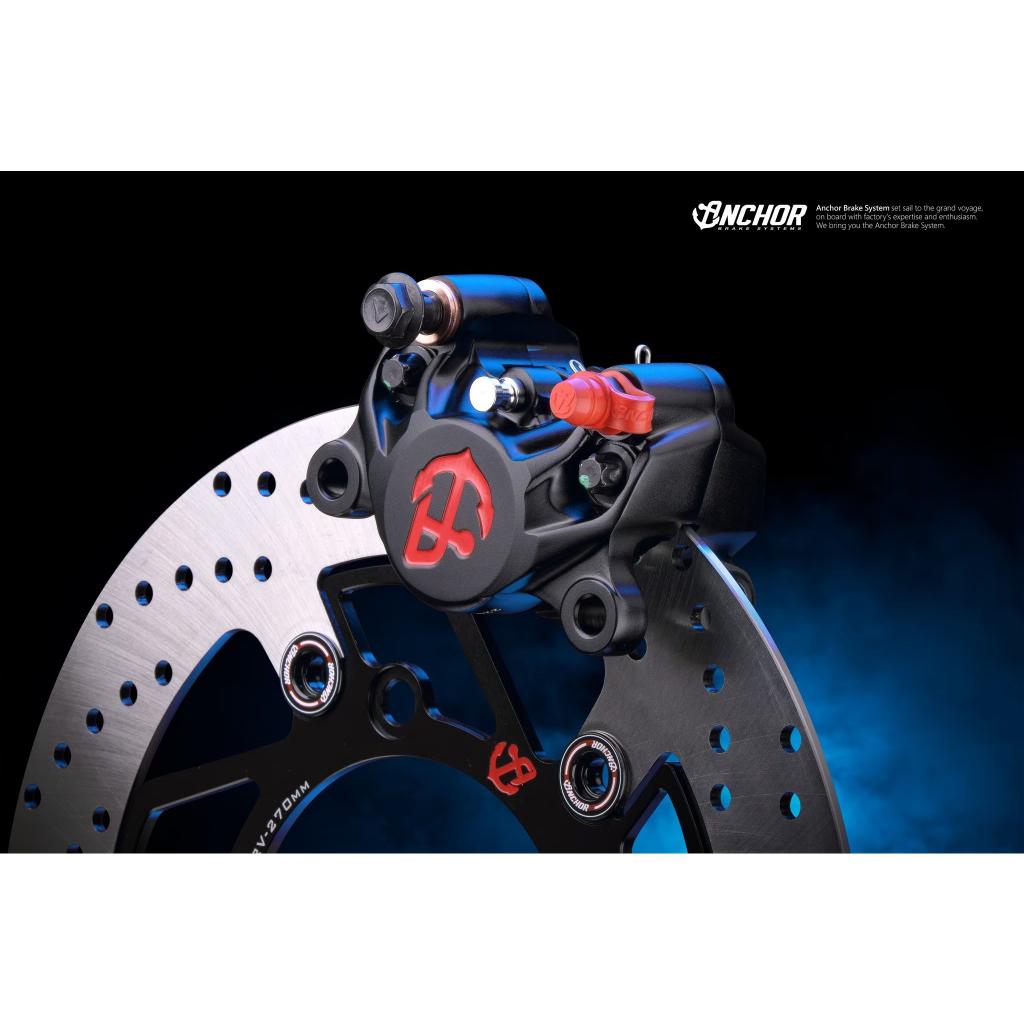 13. ปั้มเบรค ANCHOR ANC6 2พอต 84mm งาน Forged ขนาดลูกสูบ 34mm*2