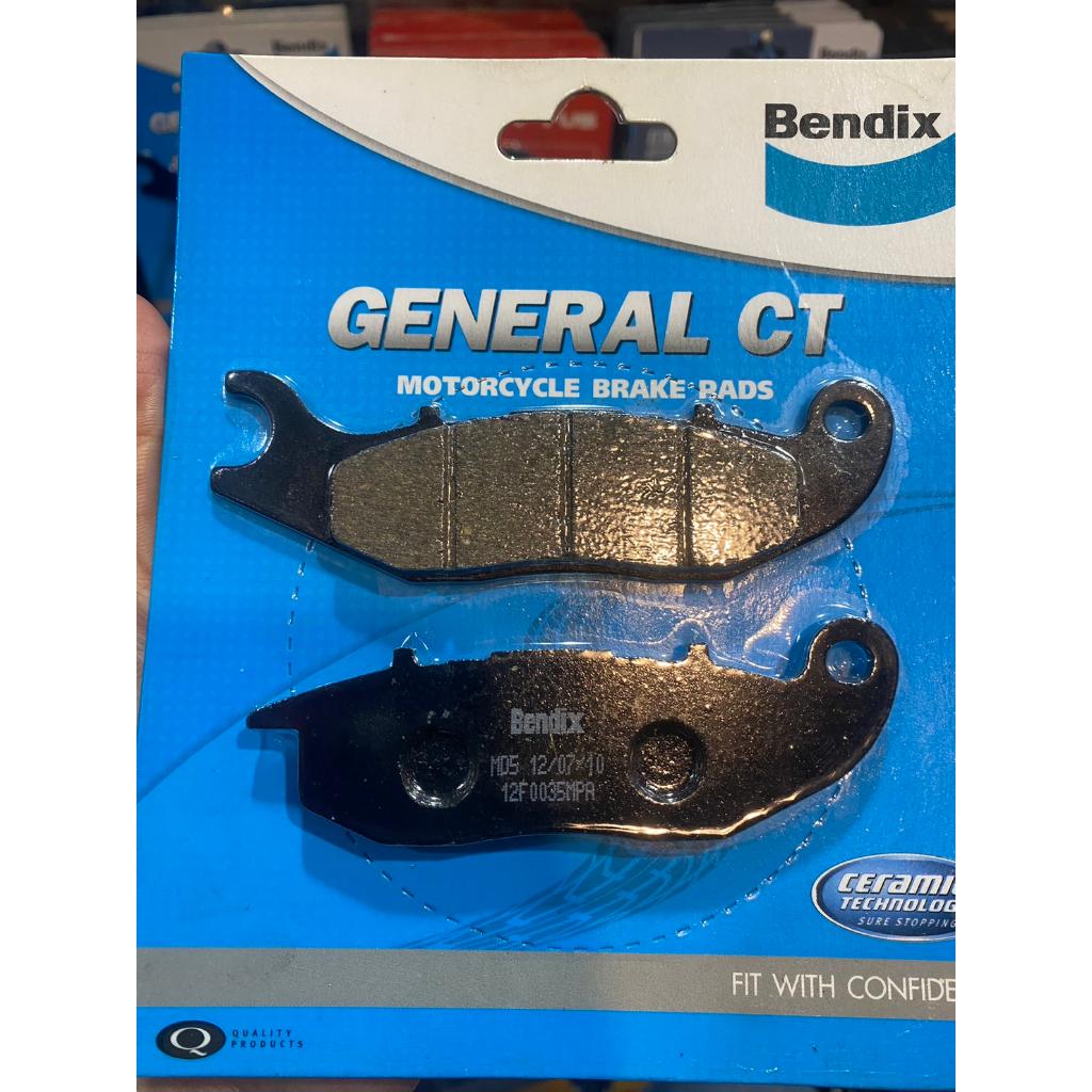 ผ้าเบรคหน้า BENDIX  MD5 ใส่รถรุ่น Air Blade / Click150 / PCX125 / CBR250 / ADV150 / CBR150new